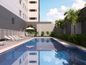 Studio com piscina e academia 88A a 200m do metrô Brás